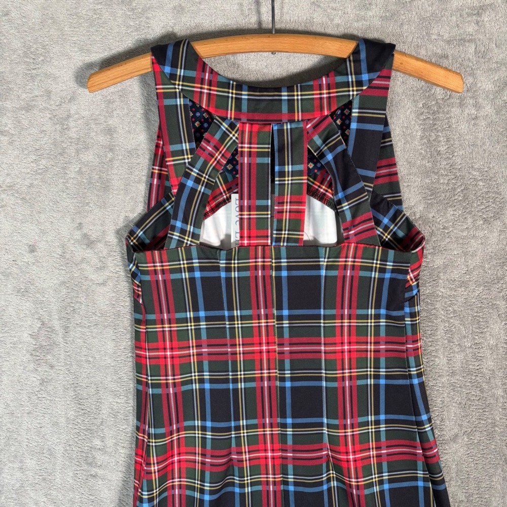 Gretchen Scott Isosceles Dress Duke of York Black Multi Plaid‎ Tartan XS NEW - Picture 8 of 13